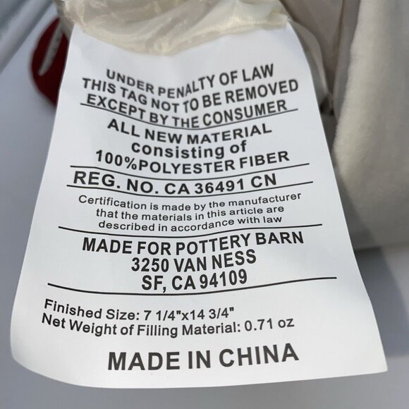 Pottery Barn A.G. Velvet Stocking Christmas Monogram Holiday Xmas Red Cream 14” - Picture 6 of 9